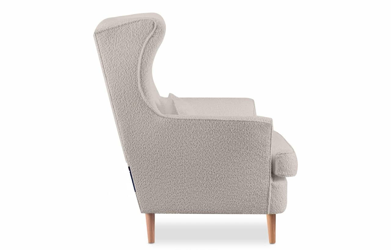 Sofa STRAL BOUCLE, smėlio, 136x96x106 cm