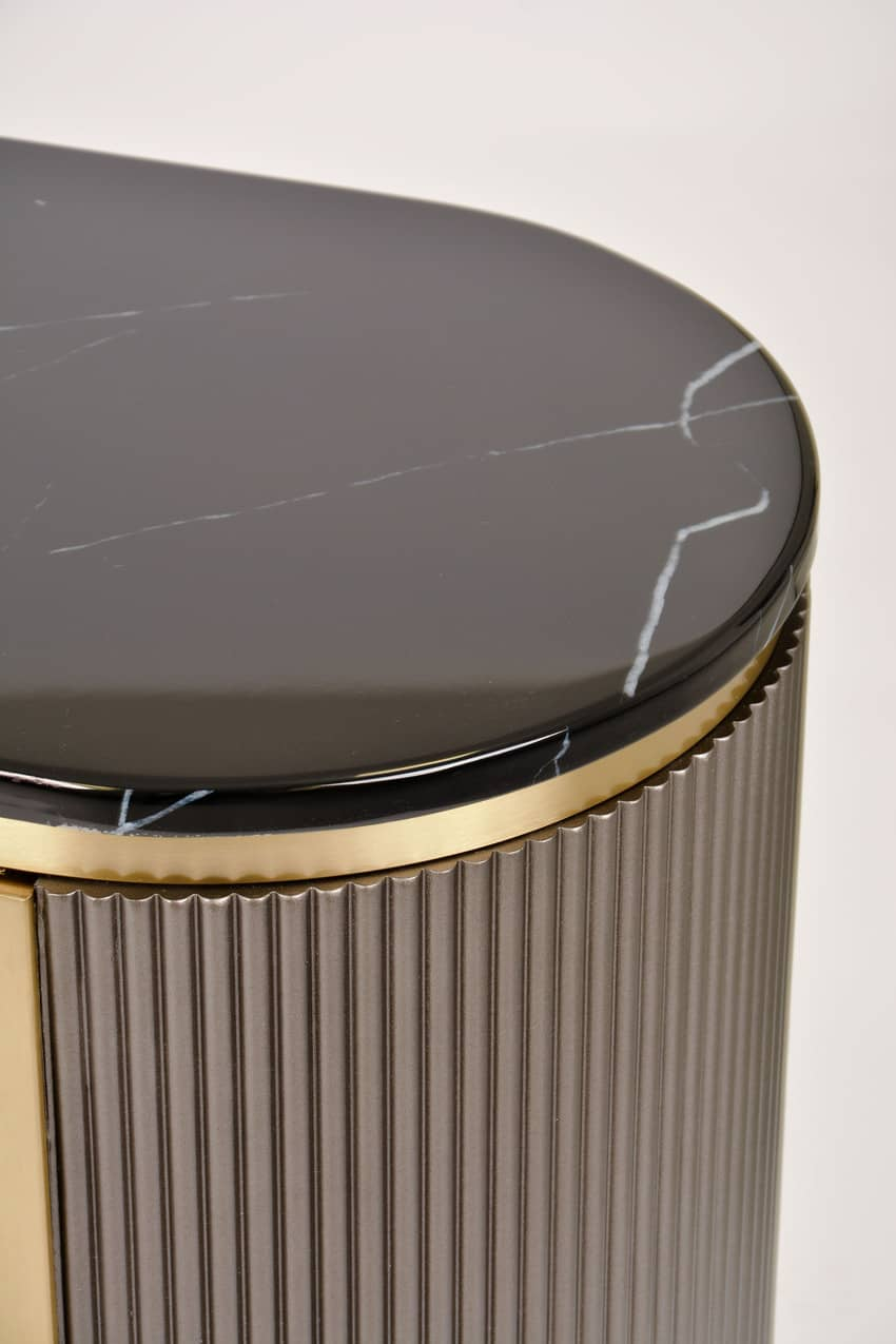 TV spintelė STILI, grafito, 200x40x60 cm