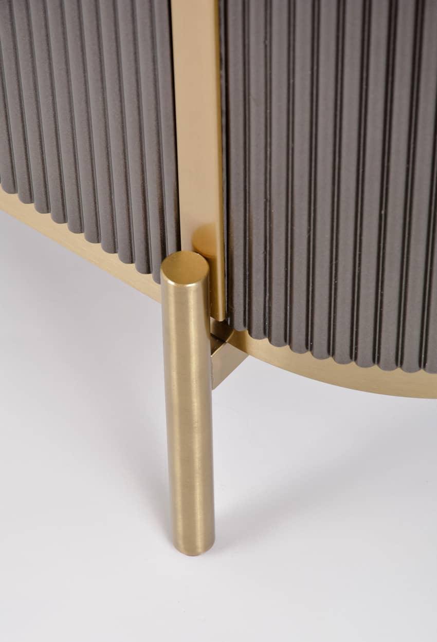 TV spintelė STILI, grafito, 200x40x60 cm