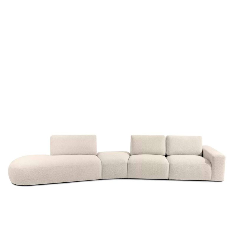 Kampinė sofa ZUCO, smėlio,...