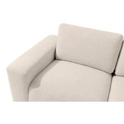 Kampinė sofa ZUCO, smėlio, kairinė/dešininė, 430x105x84 cm