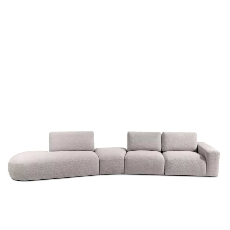 Kampinė sofa ZUCO, šviesiai...