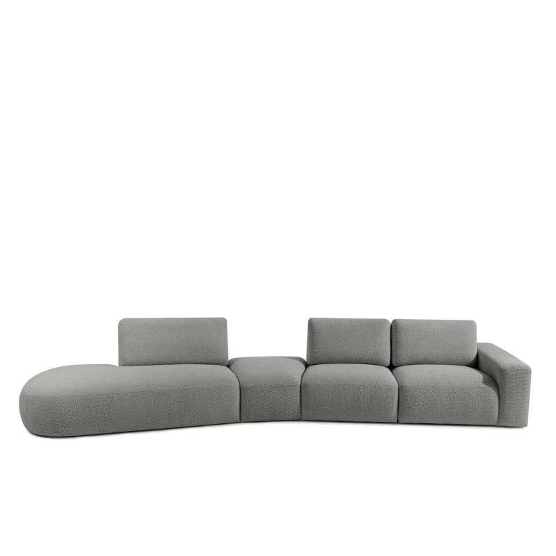 Kampinė sofa ZUCO, pilka,...