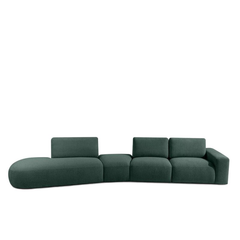 Kampinė sofa ZUCO, žalia,...