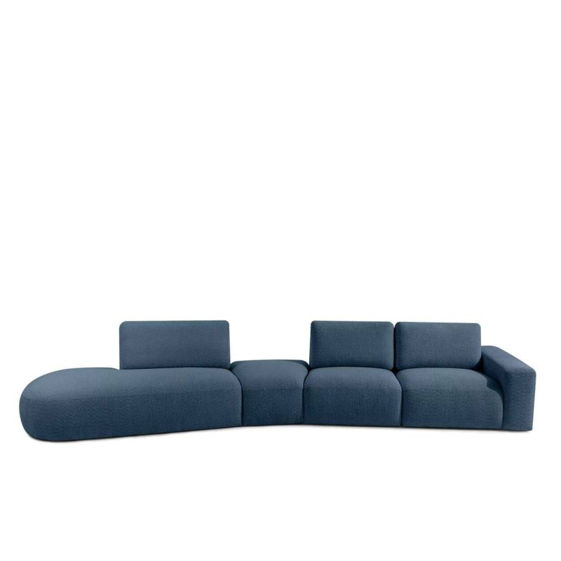 Kampinė sofa ZUCO, mėlyna,...