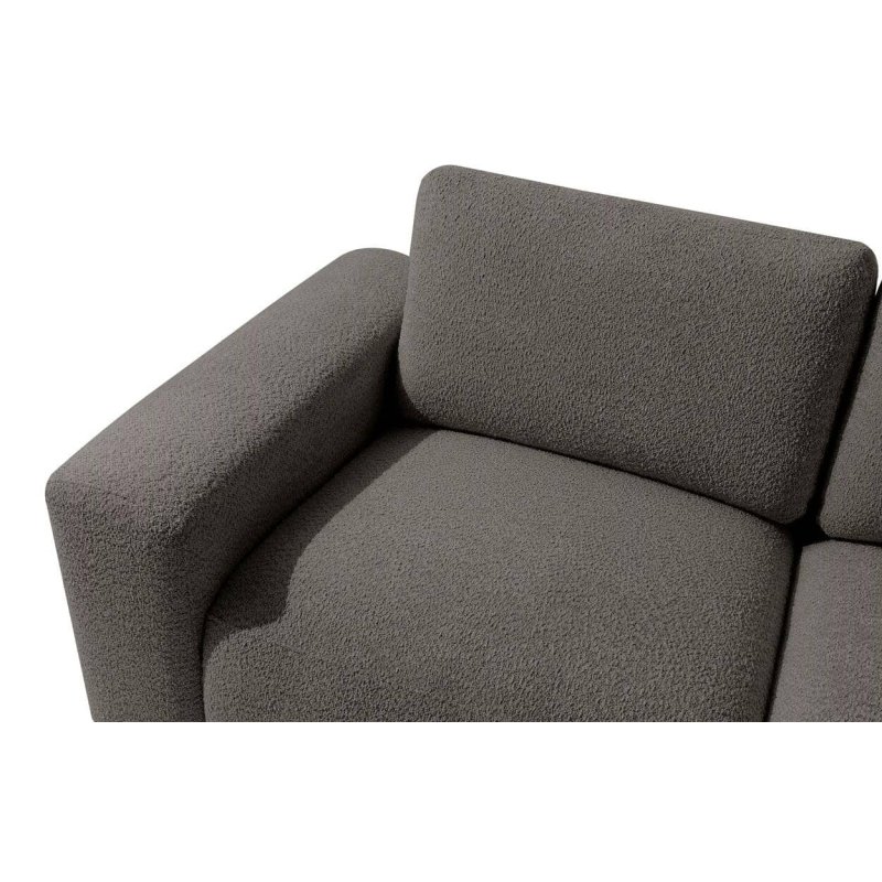 Kampinė sofa ZUCO, ruda, kairinė/dešininė, 430x105x84 cm