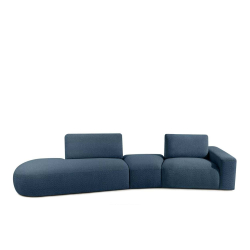 Kampinė sofa ZUCO, mėlyna,...