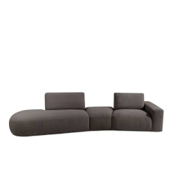 Kampinė sofa ZUCO, ruda,...