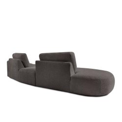 Kampinė sofa ZUCO, ruda, kairinė/dešininė, 350x105x84 cm