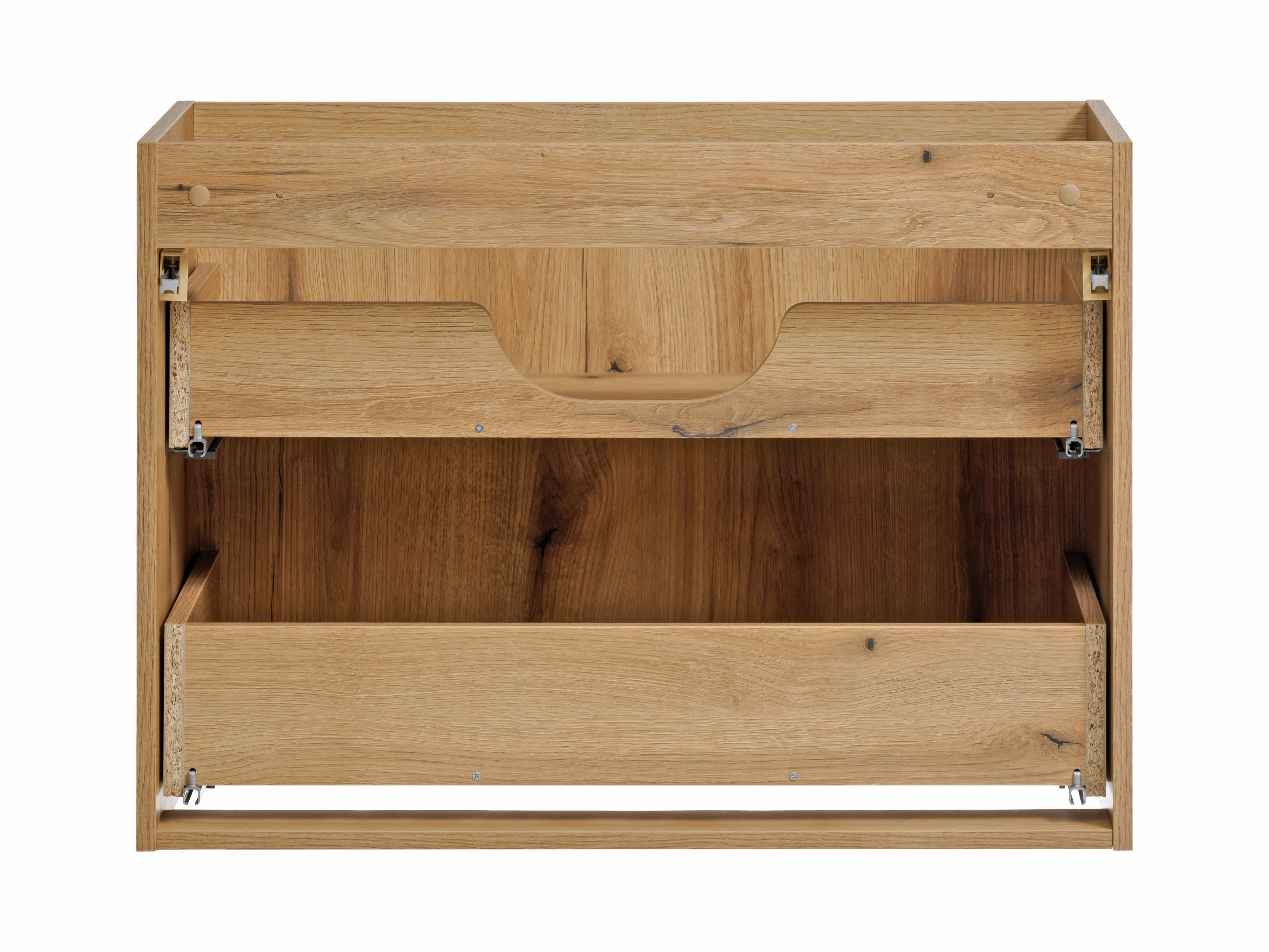 Pakabinama vonios spintelė su stalviršiumi 828W NOVA OAK