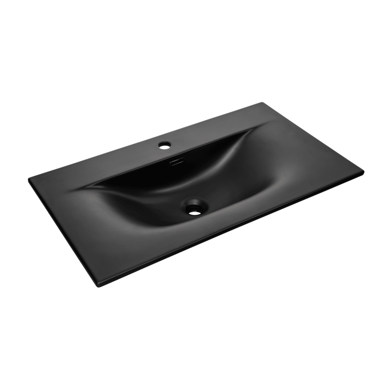 Pakabinama vonios spintelė su praustuvu 828 OCEAN NERO