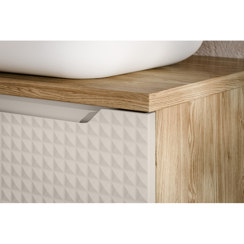 Pakabinama vonios spintelė su stalviršiumi 812 LUXOR BEIGE