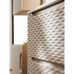 Pakabinama vonios spintelė su praustuvu 829A OCEAN BEIGE