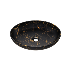 Pakabinama vonios spintelė su praustuvu 828A OCEAN NERO