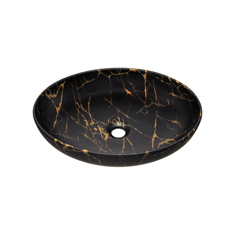 Pakabinama vonios spintelė su praustuvu 828A OCEAN NERO