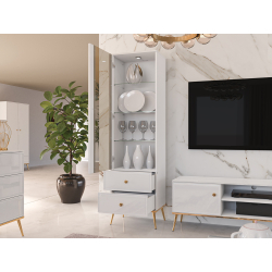 Siaura vitrina ISOR, 55x40x190 cm