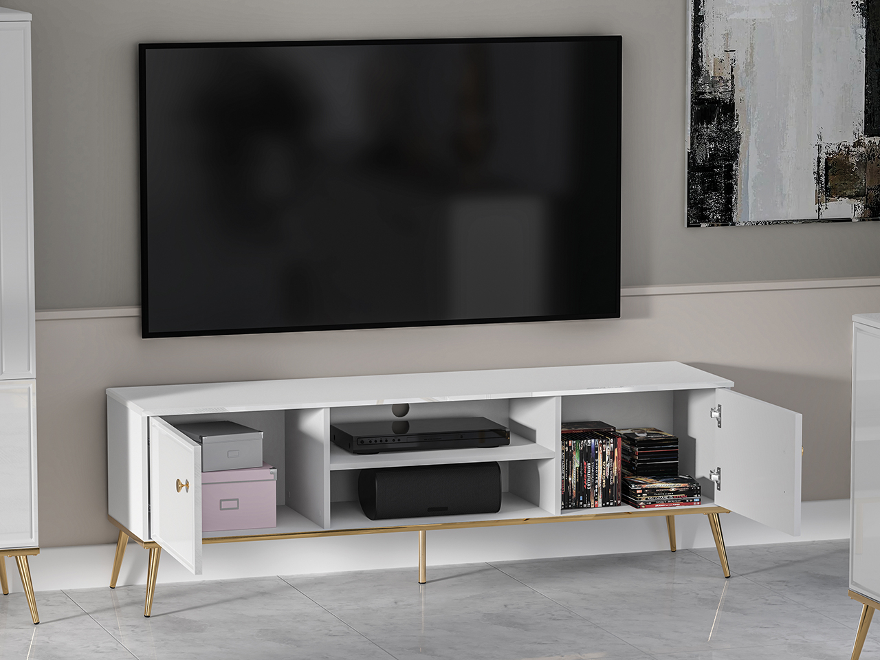TV staliukas ISOR, 160x40x53 cm