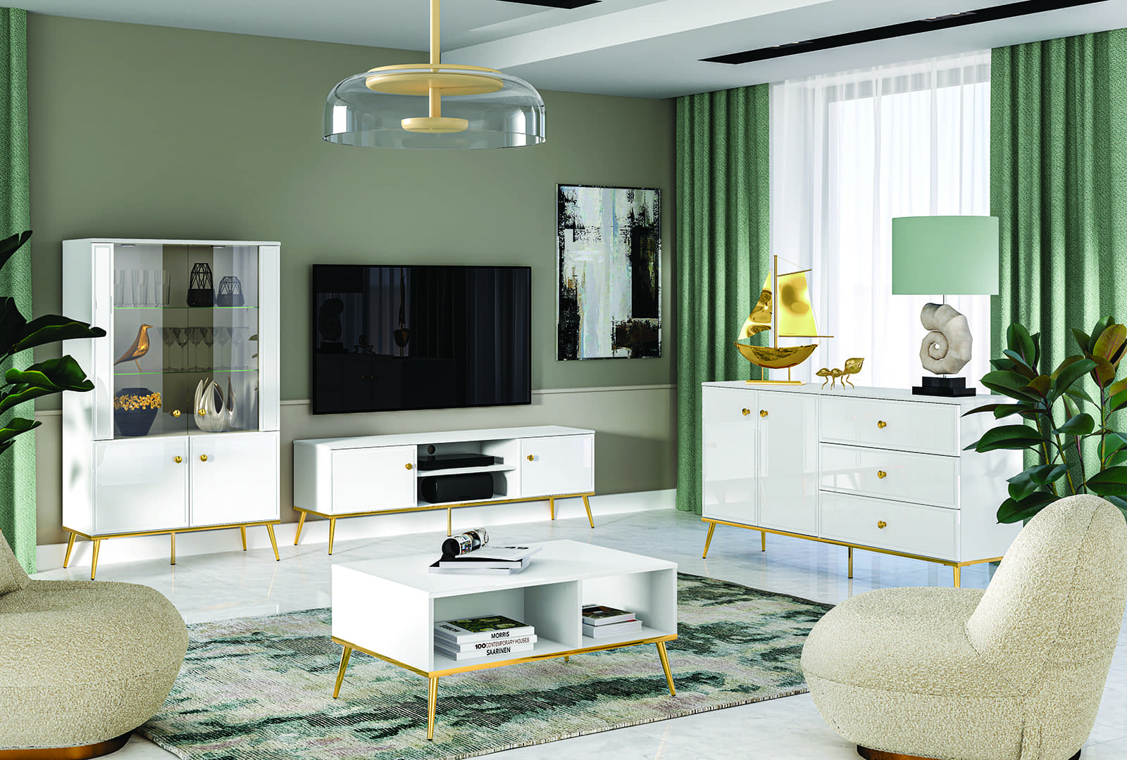 TV staliukas ISOR, 160x40x53 cm