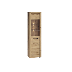 Siaura vitrina VANO, 55x40x200 cm