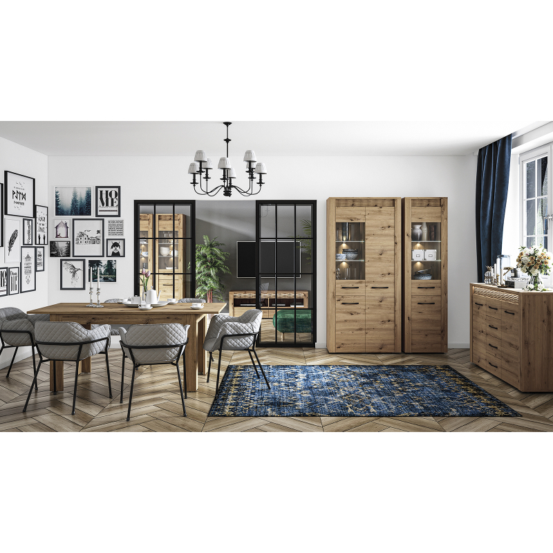 Vitrina VANO, 92x40x200 cm