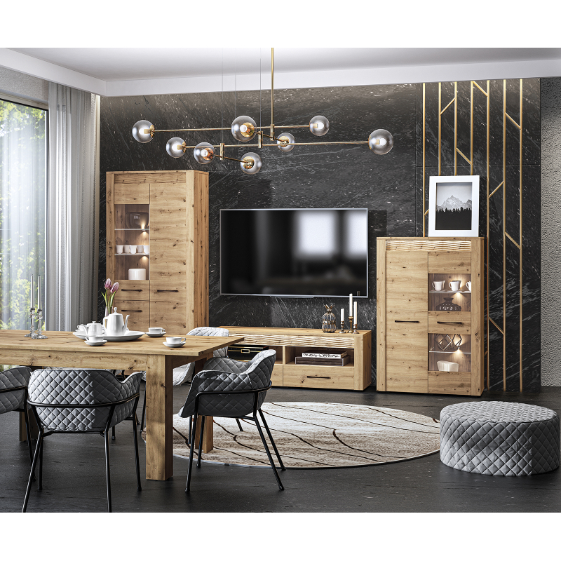 Vitrina VANO, 92x40x200 cm