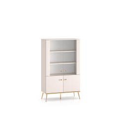 Dvidurė vitrina SELGA, 92x40x152 cm