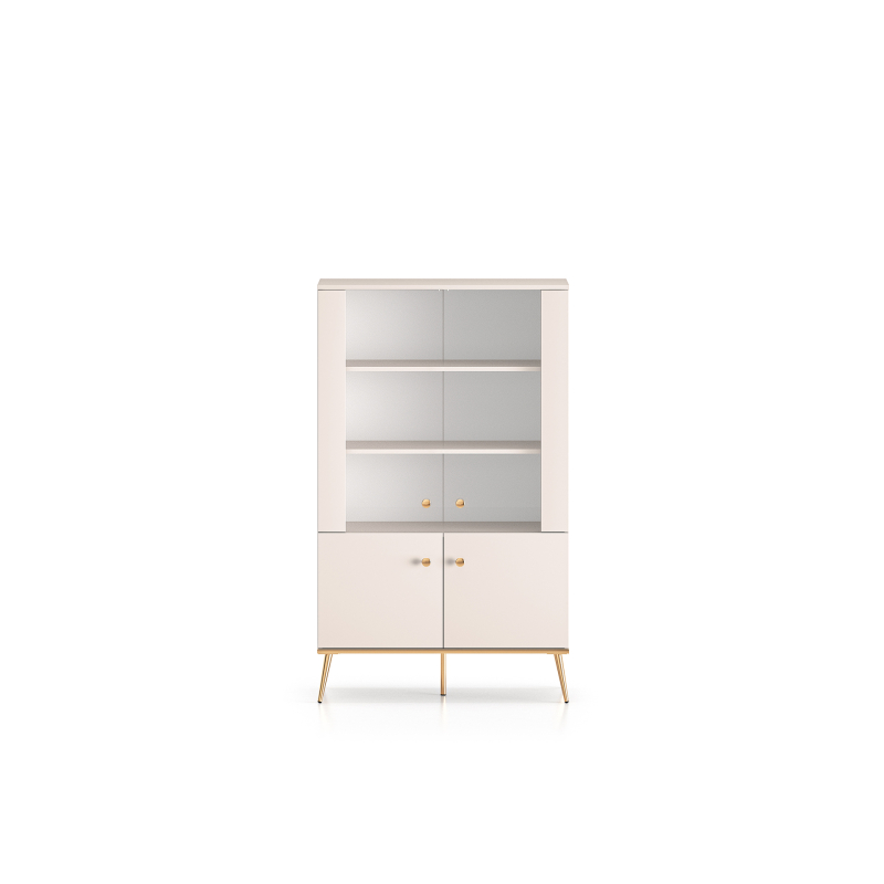 Dvidurė vitrina SELGA, 92x40x152 cm
