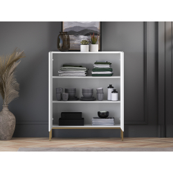 Spintelė CLARI, aukso pagrindas, 100x37x120 cm