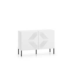 Spintelė CLARI, juodos kojelės, 114x37x77 cm