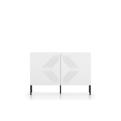 Spintelė CLARI, juodos kojelės, 114x37x77 cm