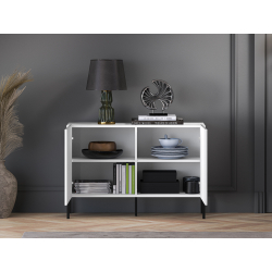 Spintelė CLARI, juodos kojelės, 114x37x77 cm