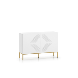 Spintelė CLARI, aukso pagrindas, 114x37x77 cm