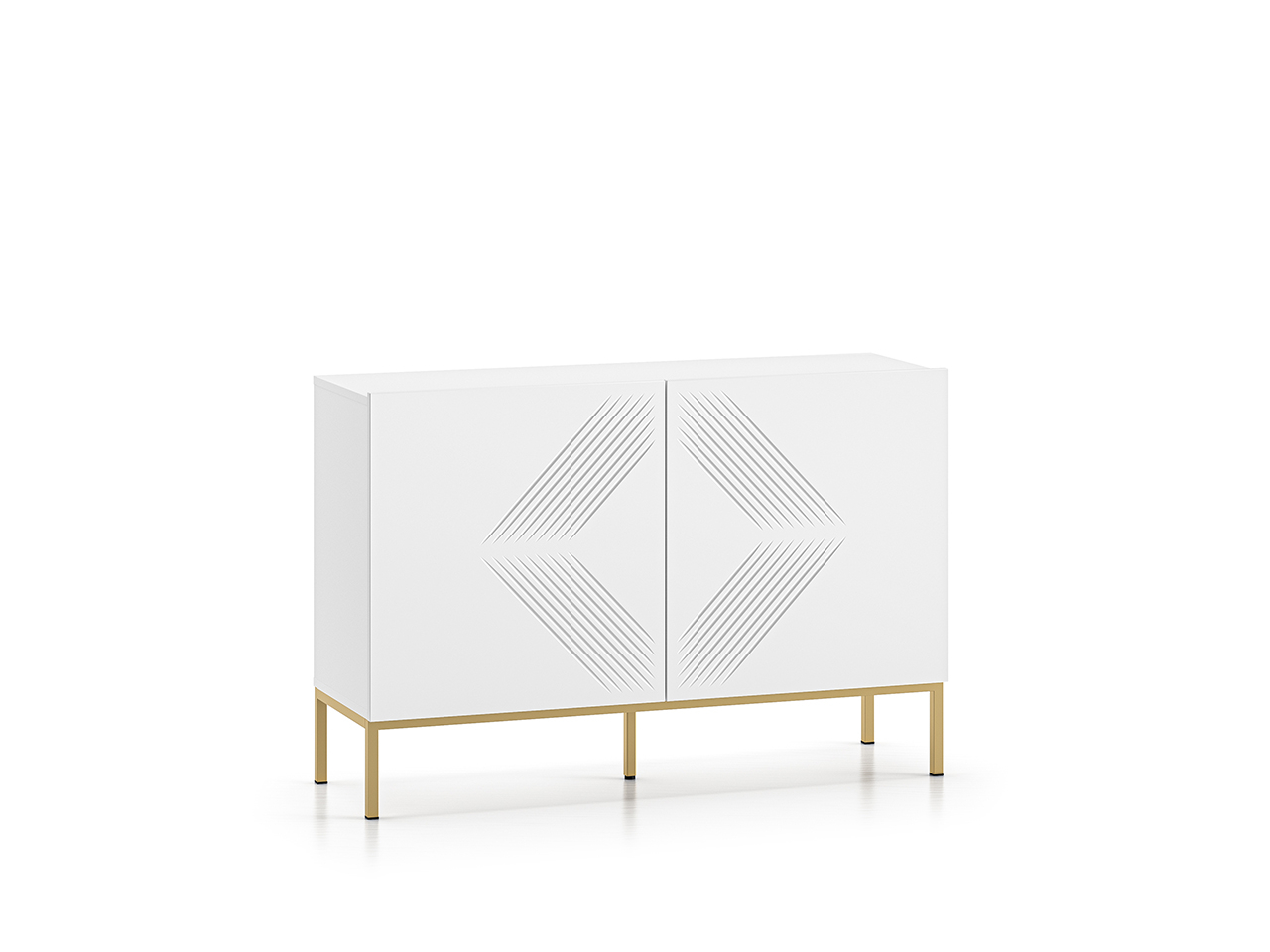 Spintelė CLARI, aukso pagrindas, 114x37x77 cm