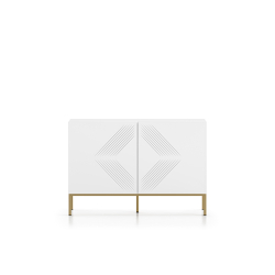 Spintelė CLARI, aukso pagrindas, 114x37x77 cm