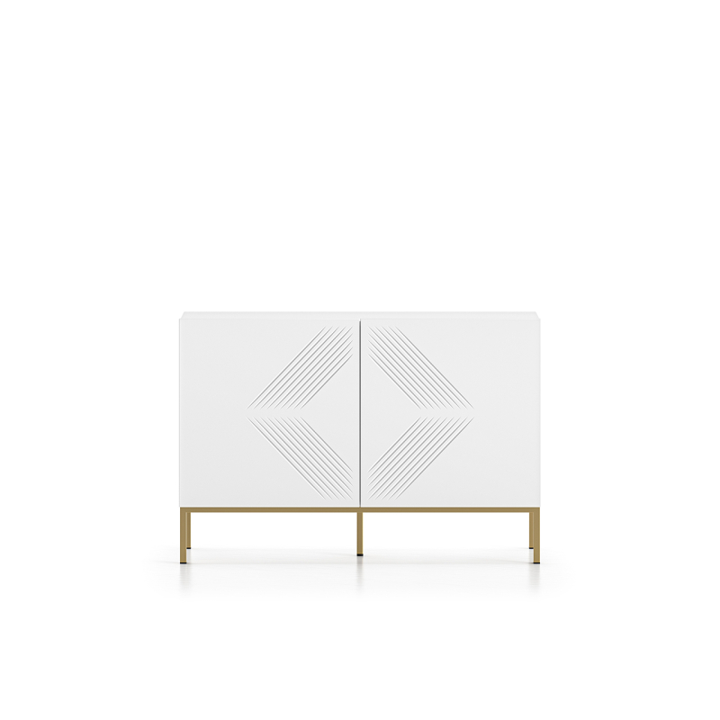 Spintelė CLARI, aukso pagrindas, 114x37x77 cm