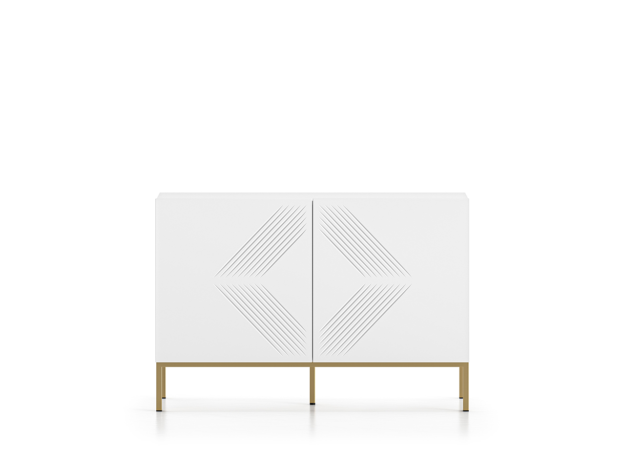 Spintelė CLARI, aukso pagrindas, 114x37x77 cm