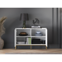 Spintelė CLARI, aukso pagrindas, 114x37x77 cm