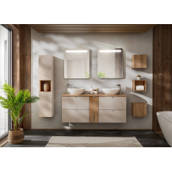 Pakabinama vonios spintelė su praustuvu 828B VIVO CASHMERE