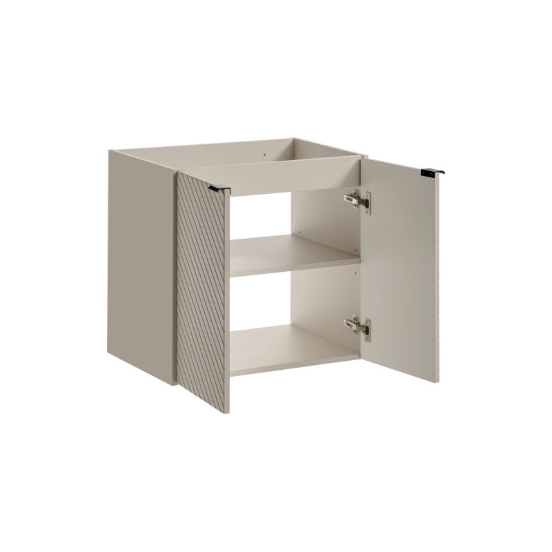 Pakabinama vonios spintelė su stalviršiumi 826D VIVO CASHMERE