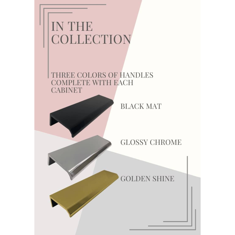 Pakabinama vonios spintelė su stalviršiumi 826 VIVO CASHMERE