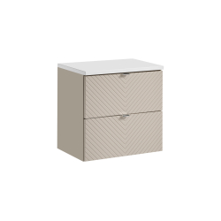 Pakabinama vonios spintelė su stalviršiumi 826E VIVO CASHMERE