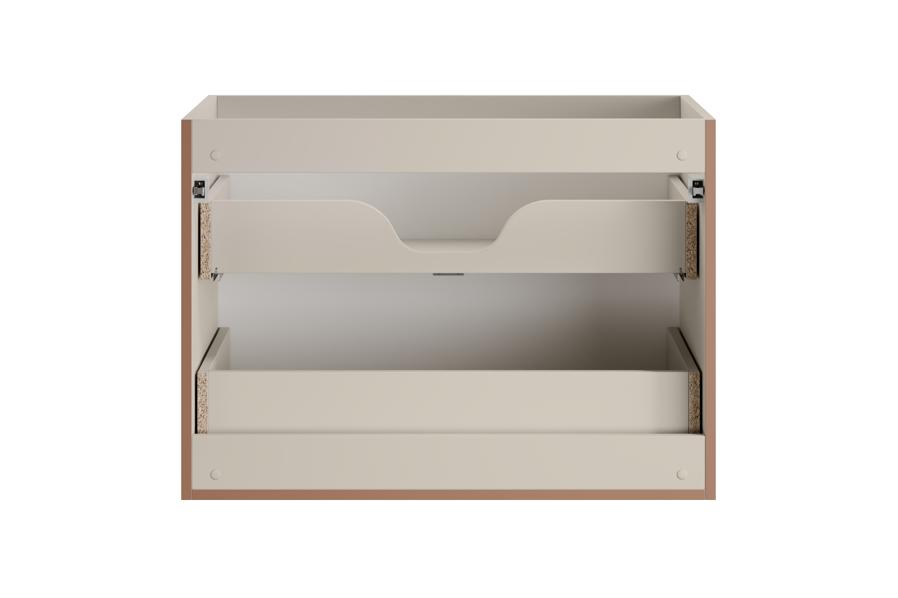 Pakabinama vonios spintelė su praustuvu 828A BELI CASHMERE