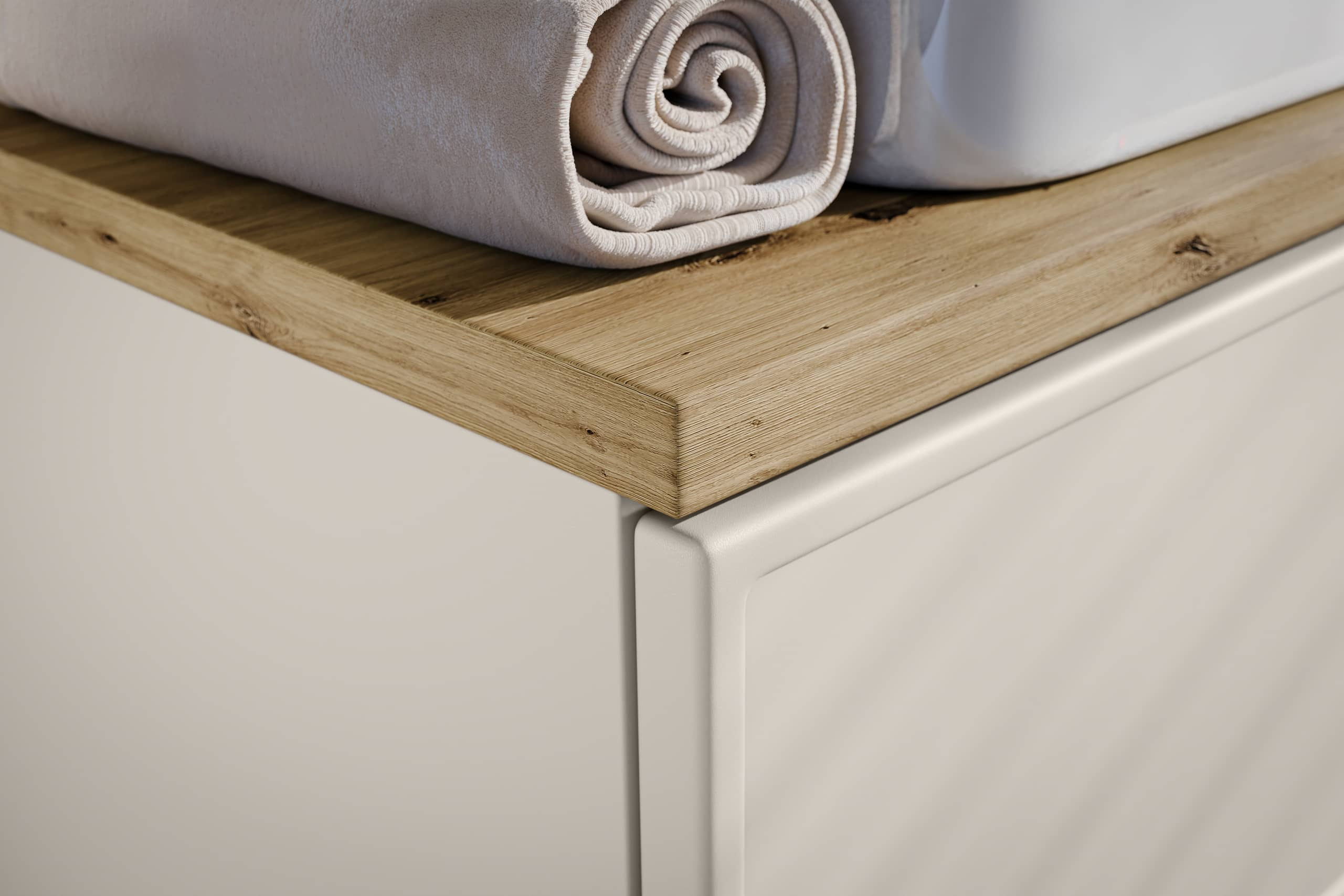 Pakabinama vonios spintelė su praustuvu 828A BELI CASHMERE