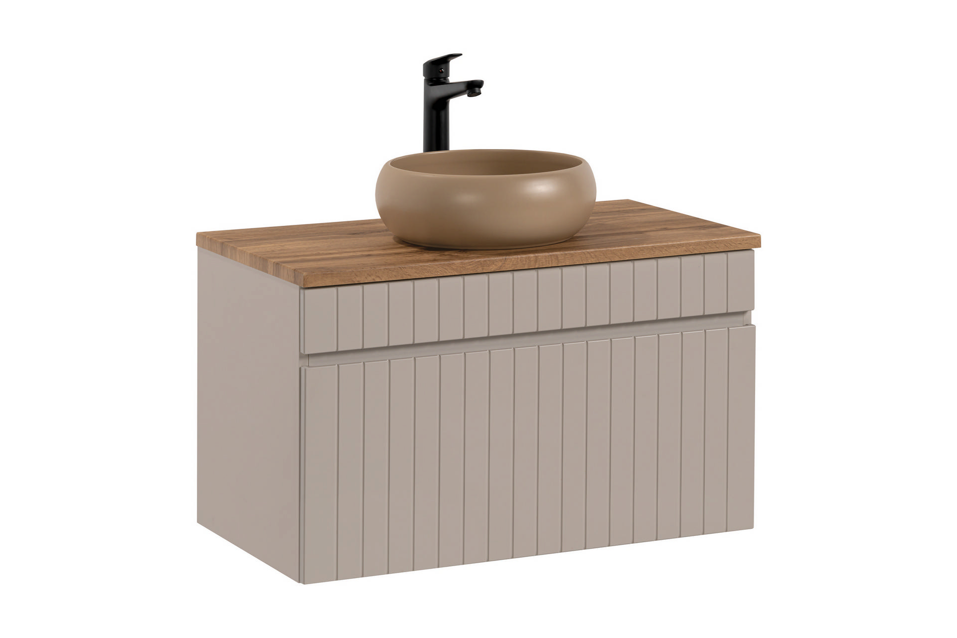 Pakabinama vonios spintelė su praustuvu 828A ICON CASHMERE