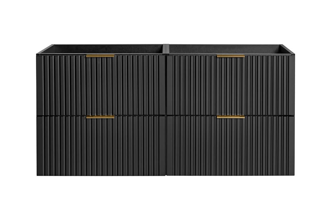 Pakabinama vonios spintelė su stalviršiumi 826D ADELO NERO