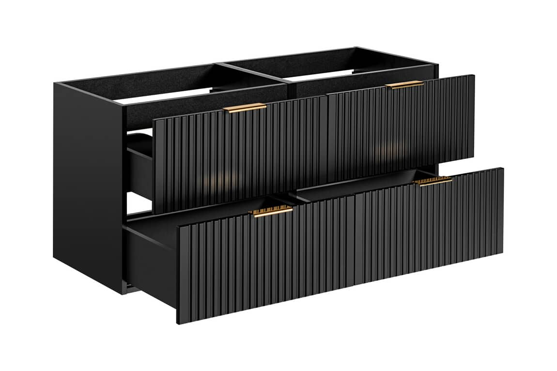 Pakabinama vonios spintelė su stalviršiumi 826D ADELO NERO