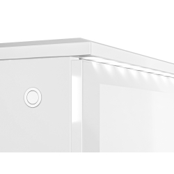 Spintelė su LED apšvietimu GLAMO, 87x41x85 cm