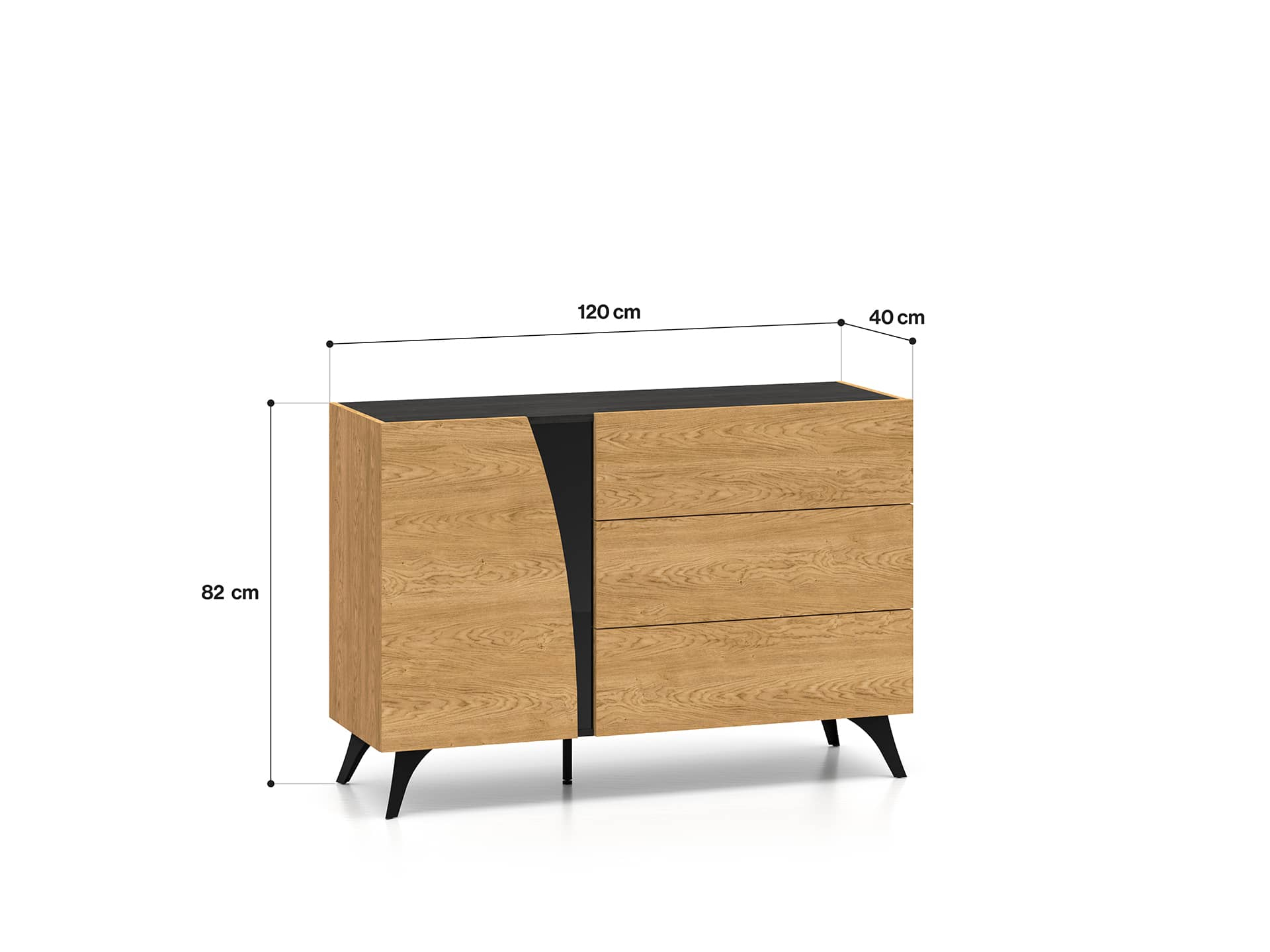 Komoda TOSCA, 120x40x82 cm