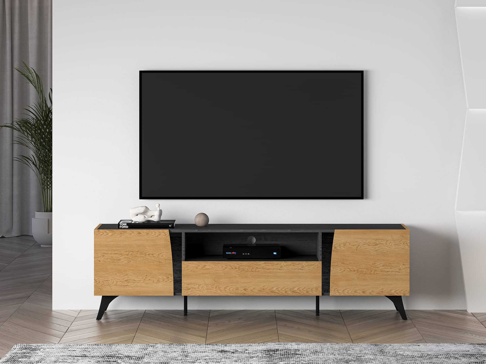 TV spintelė TOSCA, 180x40x52 cm
