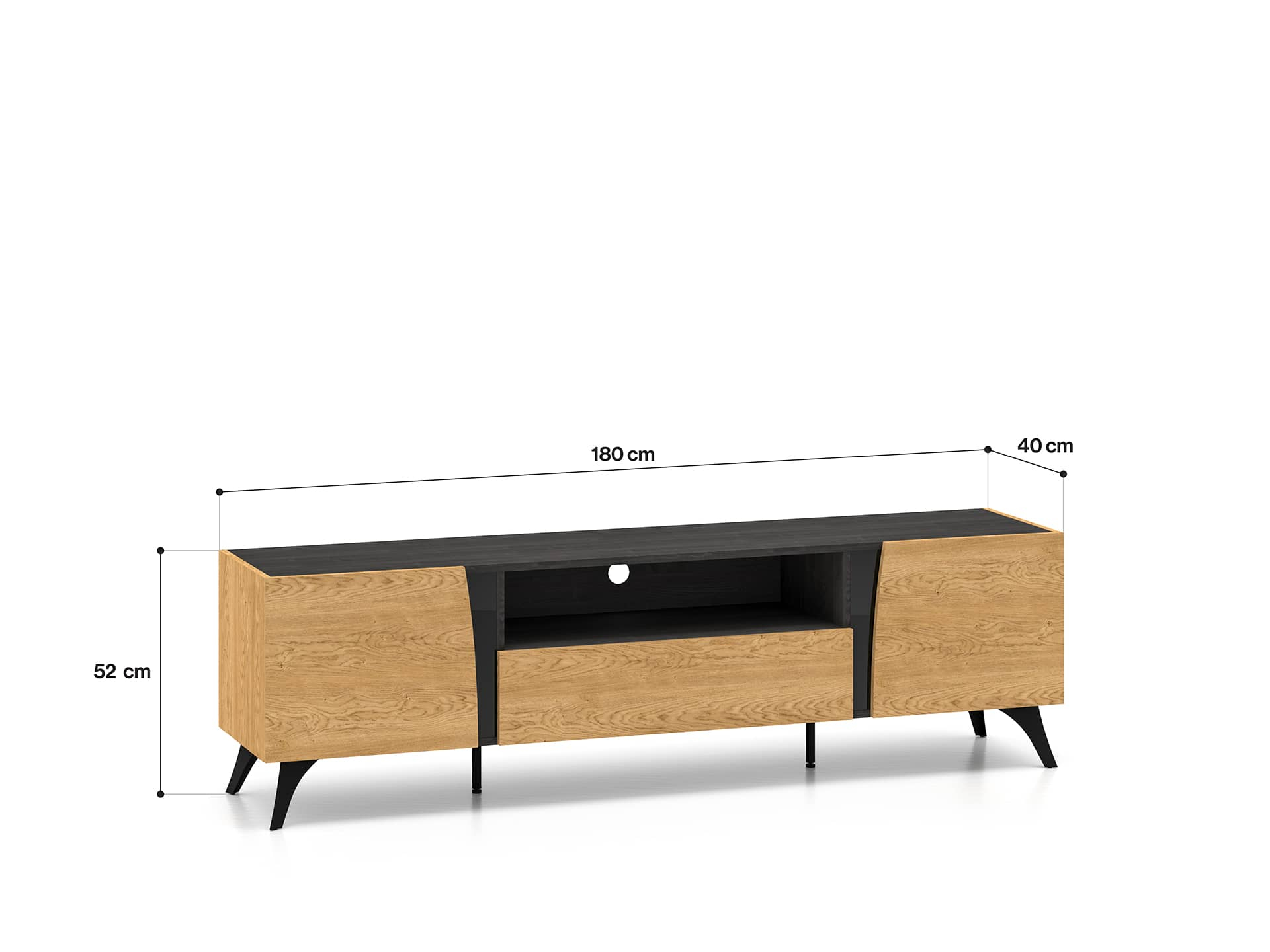 TV spintelė TOSCA, 180x40x52 cm